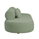Ver imagem 3 de Sofá Orgânico Horizonte 4 Lugares 230cm Bouclé Verde Claro - Nexta Casa