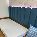 Ver imagem 2 de Cabeceira Estofada Modular Modelo Nuvem Cama Casal - 1,40m