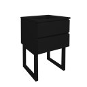 Ver imagem 7 de Mesa de Cabeceira Lateral de Apoio Penteadeira Square Preto Laca