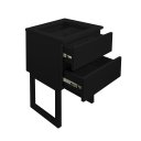 Ver imagem 4 de Mesa de Cabeceira Lateral de Apoio Penteadeira Square Preto Laca