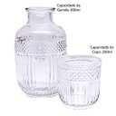 Ver imagem 3 de Moringa em Vidro Cristal com Copo (600ml+200ml) - L'hermitage Palace