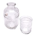 Ver imagem 2 de Moringa em Vidro Cristal com Copo (600ml+200ml) - L'hermitage Palace