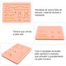 Pele Artificial Silicone Lorben para Treinamento Simulação de Sutura com 3 Camadas - 7