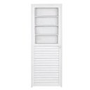 Ver imagem 1 de Porta de Alumínio Basculante com Vidro Lado Direito 210x80cm Branco Allo Esquadrias