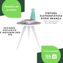 Ver imagem 4 de Mesinha Lateral De Canto Para Sala e Quarto Redonda B.B