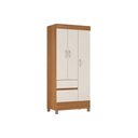 Ver imagem 7 de Guarda Roupa Solteiro 3 Portas e 2 Gavetas Wind Cafe Touch - Demóbile