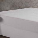 Ver imagem 3 de Lençol com Elástico Solteiro Nobre 1 Peça Luva de Box 55cm de Altura Malha 100% Algodão - Branco