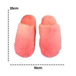 Pantufa Feminina Adulto Antiderrapante Felpuda 38/39 Rosa - 6