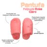 Pantufa Feminina Adulto Antiderrapante Felpuda 38/39 Rosa - 5