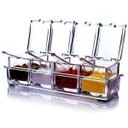Ver imagem 1 de Kit Porta Condimentos Temperos Acrílico Crystal SeasoningKit