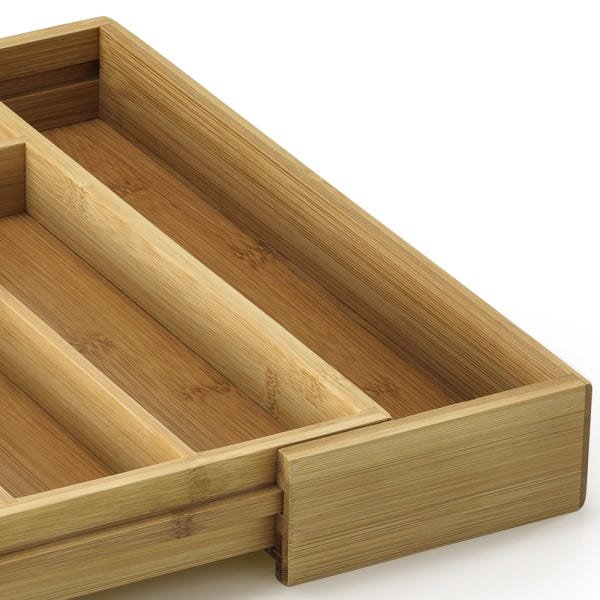 Porta Talher em Bambu Extensível para Gavetas - 2