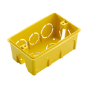 Ver imagem 7 de Kit 50 Caixa de Luz 4x2 Amarela Reforçada para Embutir em Parede