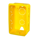 Ver imagem 2 de Kit 50 Caixa de Luz 4x2 Amarela Reforçada para Embutir em Parede