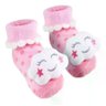 Meias Antiderrapantes com Chocalho Nuvem Rosa Buba +6m-12m Cor:rosa;tamanho:6 a 12m - 4