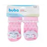 Meias Antiderrapantes com Chocalho Nuvem Rosa Buba +6m-12m Cor:rosa;tamanho:6 a 12m - 5