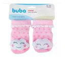 Ver imagem 5 de Meias Antiderrapantes com Chocalho Nuvem Rosa Buba +6m-12m Cor:rosa;tamanho:6 a 12m