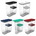 Ver imagem 1 de Kit Pote Organizador Mantimentos Hermético Cozinha Alimentos Unitermi Kit Dubai Branco
