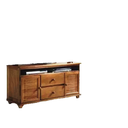 Ver imagem 2 de Rack Torneado Fenix Madeira Maciça 2 Gavetas e 2 Portas 042