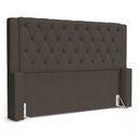 Ver imagem 1 de Cabeceira Atena para Cama Box Queen Size 160cm Capitonê com Frame Linho Cacau - Desk Design