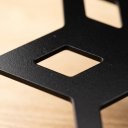 Ver imagem 4 de Descanso de Panela Estrela Kit 3 Acm Preto Fosco Trivet Suporte Panela Quente Cozinha