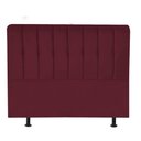 Ver imagem 2 de Cabeceira Estofada Kiara 160cm Queen Size Box Quarto Suede Bordô - Gat Magazine