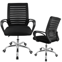 Ver imagem 2 de Cadeira Ergonômica Escritório com Rodízios Tela Mesh Laudo NR17 Base Cromada