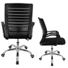 Cadeira Ergonômica Escritório com Rodízios Tela Mesh Laudo Nr17 Base Cromada - 3