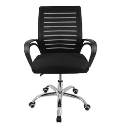 Cadeira Ergonômica Escritório com Rodízios Tela Mesh Laudo Nr17 Base Cromada - 2