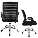 Ver imagem 3 de Cadeira Ergonômica Escritório com Rodízios Tela Mesh Laudo NR17 Base Cromada