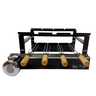 Max Grill Churrasqueira Giratória Preta 4 Espetos 220v - 1