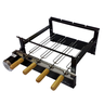Max Grill Churrasqueira Giratória Preta 4 Espetos 220v - 3
