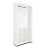 Estante Arara Nicho Lateral e Colmeia Inferior Branco 185x92x32cm - Deep - 1