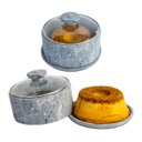 Ver imagem 5 de Boleira Queijeira de Pedra Sabão com Tampa de Vidro