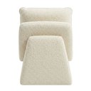 Ver mais imagens de Poltrona Decorativa para Sala Living Filó Bouclé Off White - Nexta Casa