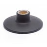 Plafonier Plafon Redondo Preto E27 Bocal Porcelana 100w - 3