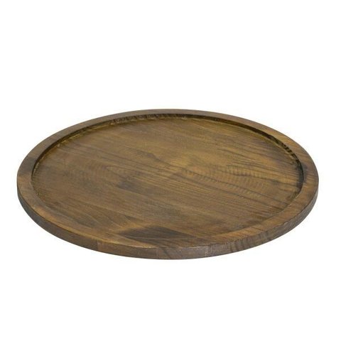 Bandeja Madeira Maciça para Forma de Pizza 30cm Debiasi