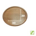 Ver imagem 3 de Bandeja Madeira Maciça para Forma de Pizza 30cm Debiasi