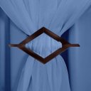 Ver imagem 2 de Cortina Decorativa Corta Luz Blackout com Voil Sala ou Quarto 4,00M x 2,80M Azul Varão Simples