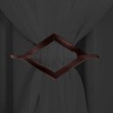 Ver imagem 2 de Cortina 100% Corta Luz com Forro Blackout PVC com Voil 2,00M x 2,50M Preta para Varão Simples