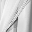 Ver imagem 4 de Cortina Voil com Forro Blackout PVC Branco 2,00M x 1,80M 100% Corta Luz com Ilhós Tabaco para Varão