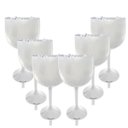 Ver imagem 2 de Kit 6 Taças Gin Branco Acrílico Copo Gin