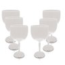 Kit 6 Taças Gin Branco Acrílico Copo Gin - 1