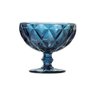 Jogo 6 Taças Para Sobremesa 310 Ml Diamond Vidro Azul - 1