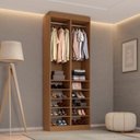 Ver imagem 1 de Guarda-Roupa 2 Módulos Roupeiro Closet Sapateira sem Porta Versatille