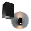 Ver imagem 1 de Arandela Dots Square Preta P/ 2 LED MR16 Bella Iluminação ST2816