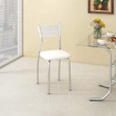 Ver imagem 2 de Cadeira de Aço Gênova C122 Branco/Cromado