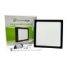 Luminaria Plafon Painel Led Aluminio 18w Sobrepor Quadrado Slim Preto Branco Neutro 4000-4500k - 2