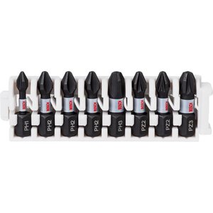Jogo de Bits Impact Control Power 8 Unidades - BOSCH