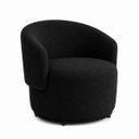 Ver imagem 7 de Poltrona Orgânica Maya Bouclê Preto Sala Quarto Recepção