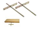 Ver imagem 1 de Suporte Interno Prateleira Fixação Invisível T 25cm Kit 2un